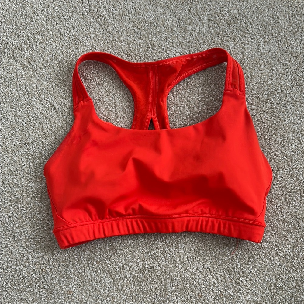 Athleta Red Bra